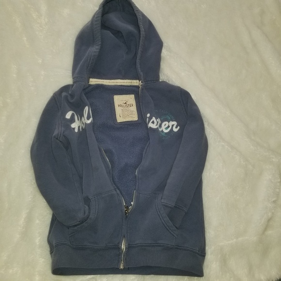 Hollister 3/4 Sleeve Hoodie Junior Size L - Picture 6 of 8